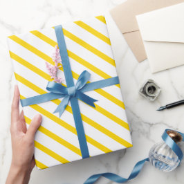 Papel De Regalo Haz que tu regalo brille con líneas doradas