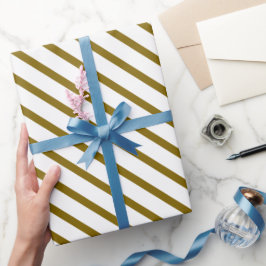 Papel De Regalo Haz que tu regalo brille en oro antiguo