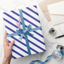 Papel De Regalo Haz que tu regalo se destaque en azul real