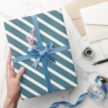 Haz que tu regalo sea elegante en azul turquesa y