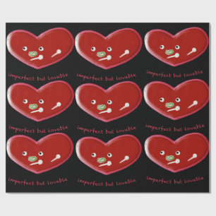 Papel De Regalo Heart Doll Red, el amor