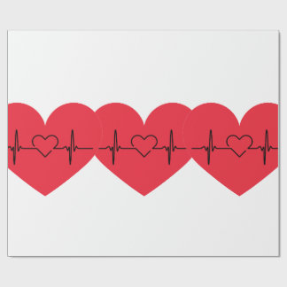 Papel De Regalo heart paper