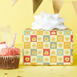 Papel De Regalo Hearts Apples