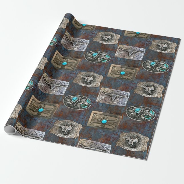 Papel De Regalo Hebillas de cinturón (Desenrollado)
