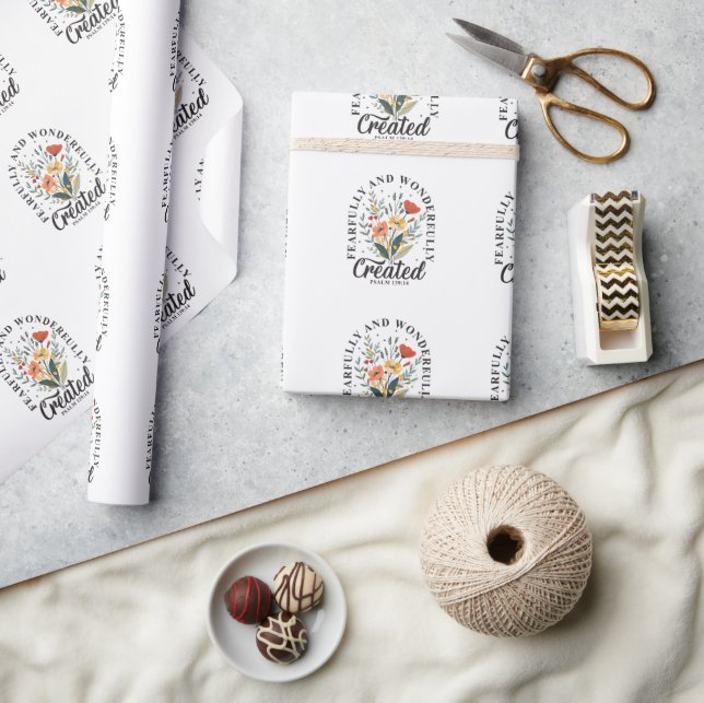 Papel De Regalo Hecho con Temor y Maravilla (Artesanía)