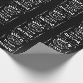 Papel De Regalo Hecho en 1953 70 años de ser impresionante 2023 bd