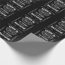 Papel De Regalo Hecho en 1973 50 años de ser impresionante 2023 bd