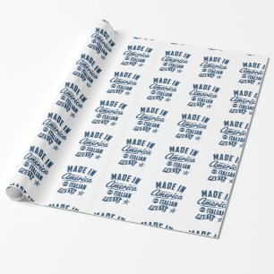 Papel De Regalo Hecho en América con las piezas italianas