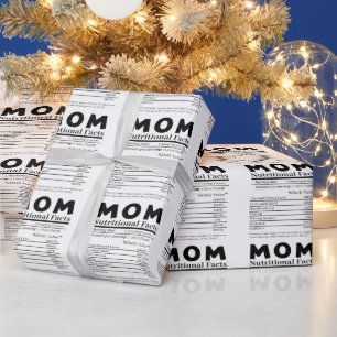 Papel De Regalo Hechos Nutricionales De Mamá