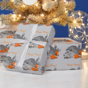 Papel De Regalo Hedgehog
