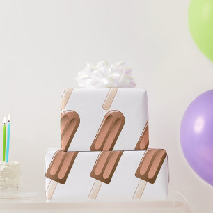 Papel De Regalo Helado de Paleta de Chocolate