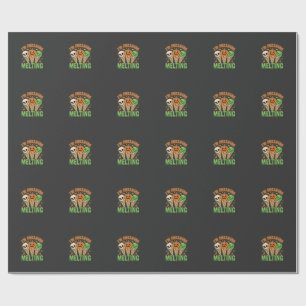 Papel De Regalo Helado Derretido de Halloween