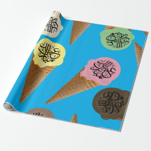Papel De Regalo helado eid mubarak