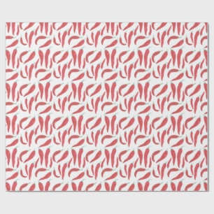 Papel De Regalo helados calientes de color rojo acuarela