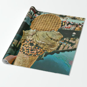 Papel De Regalo Helados de chocolate rociados