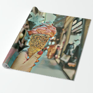 Papel De Regalo Helados rociados