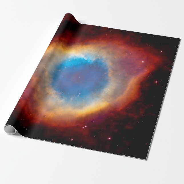 Papel De Regalo Helix Nebulosa Planetaria NGC 7293 - Ojo de Dios (Desenrollado)