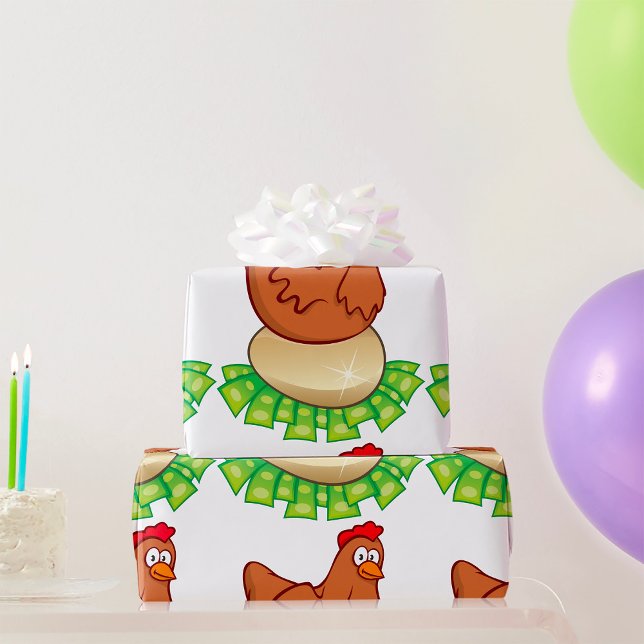 Papel De Regalo Hen En Un Huevo De Oro (Subido por el creador)