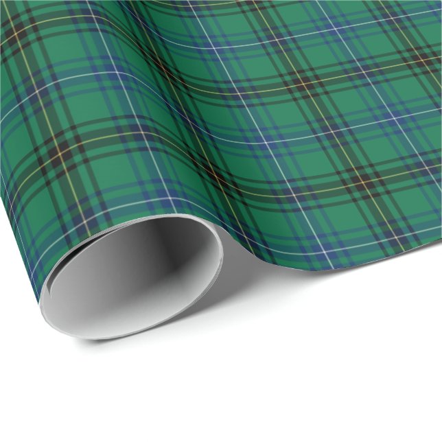 Papel De Regalo Henderson Clan Tartan (Esquina del rollo)