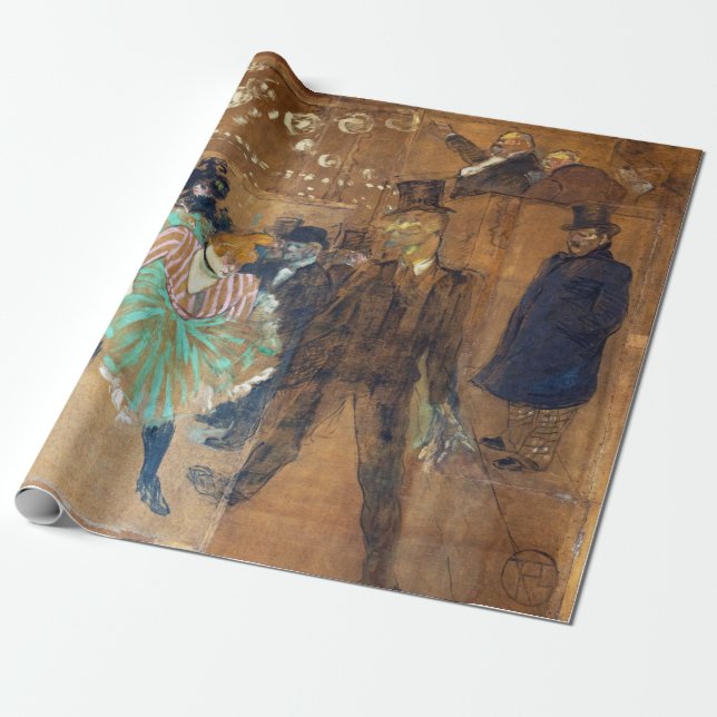 Papel De Regalo Henri de Toulouse-Lautrec - Danza en la Roque (Desenrollado)