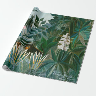 Papel De Regalo Henri Rousseau - La jungla ecuatorial