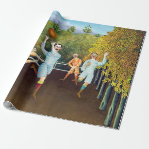 Papel De Regalo Henri Rousseau - Los jugadores de fútbol