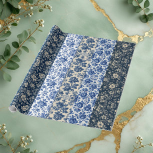 Papel De Regalo Herencia Francés Toile Chic Campestre Collage Vint
