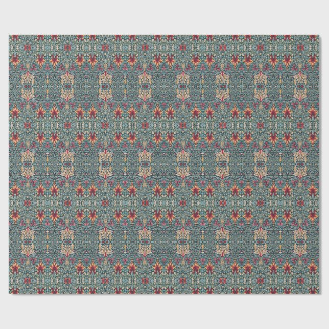 Papel de regalo Heritage Snakeshead Deep Teal (Superficie plana)
