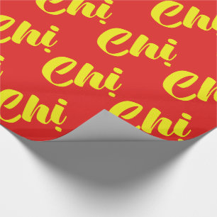 Papel De Regalo Hermana vietnamita - Idioma Chi ~ Tien Viene