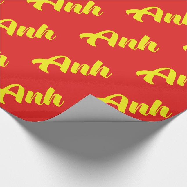 Papel De Regalo Hermano Vietnamita - Anh ~ Tien Viene Idioma (Esquina)