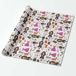 Papel De Regalo Hermione Granger Acuarela Mágica