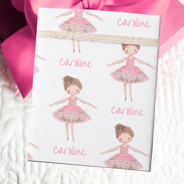 Papel De Regalo Hermosa bailarina de ballet Personalizado (Subido por el creador)