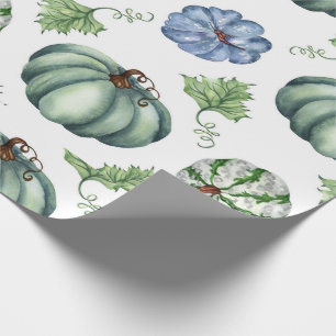 Papel De Regalo Hermosa Calabaza de Otoño