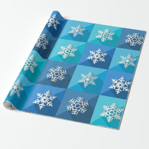 Papel De Regalo Hermosa colección de copos de nieve