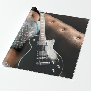 Papel De Regalo Hermosa guitarra acústica