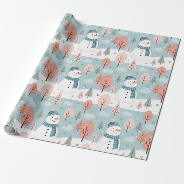 Papel De Regalo Hermosa Navidad (Desenrollado)