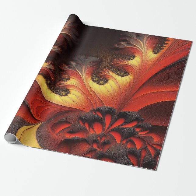 Papel De Regalo Hermosa Newtonbrot de color otoñal (Desenrollado)