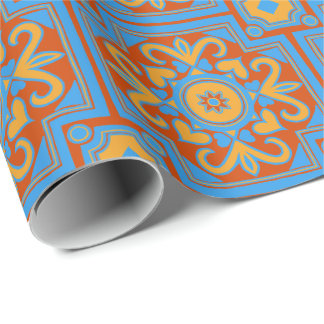 Papel De Regalo Hermosa tela italiana Boho
