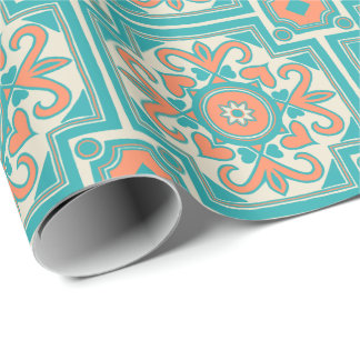 Papel De Regalo Hermosa tela italiana Boho