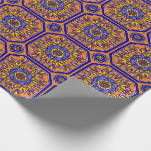 Papel De Regalo Hermosa tela italiana Boho