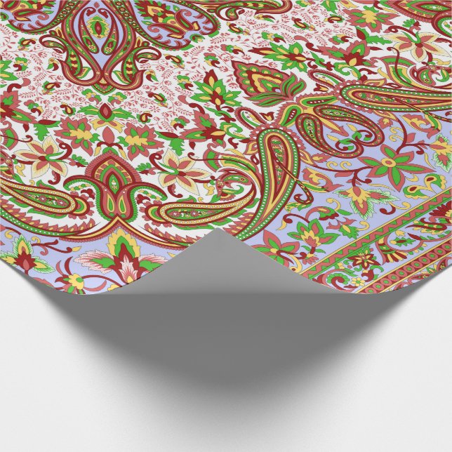 Papel De Regalo Hermosa textura colorida (Esquina)