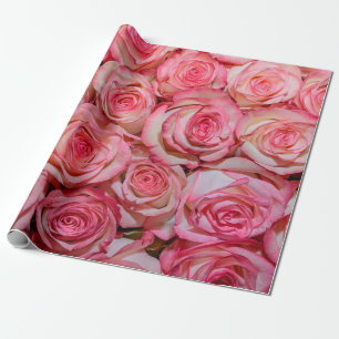 Papel De Regalo Hermosas rosas rosas