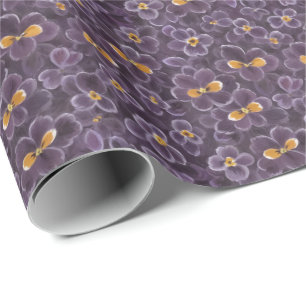 Papel De Regalo Hermosas Violetas