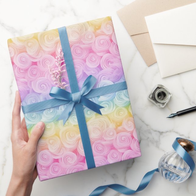 Papel De Regalo Hermoso arcoiris en un estilo impecable (Regalar)