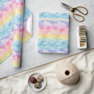 Papel De Regalo Hermoso arcoiris en un estilo impecable