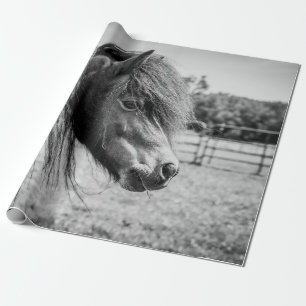 PAPEL DE REGALO HERMOSO CABALLO