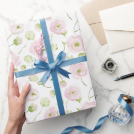 Papel De Regalo Hermoso Cumpleaños de Despedida de Soltera con Flo