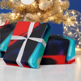 Papel De Regalo Hermoso Desorden De Colores