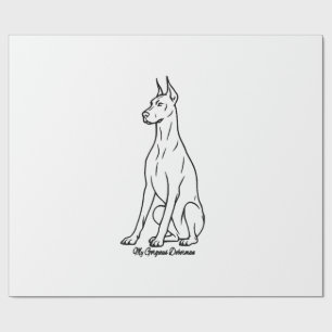 Papel De Regalo Hermoso Doberman