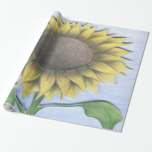 Papel De Regalo Hermoso girasol